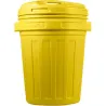 Compra CUBO BASURA CON TAPA ROSCA 70 L - AMARILLO 725508 al mejor precio
