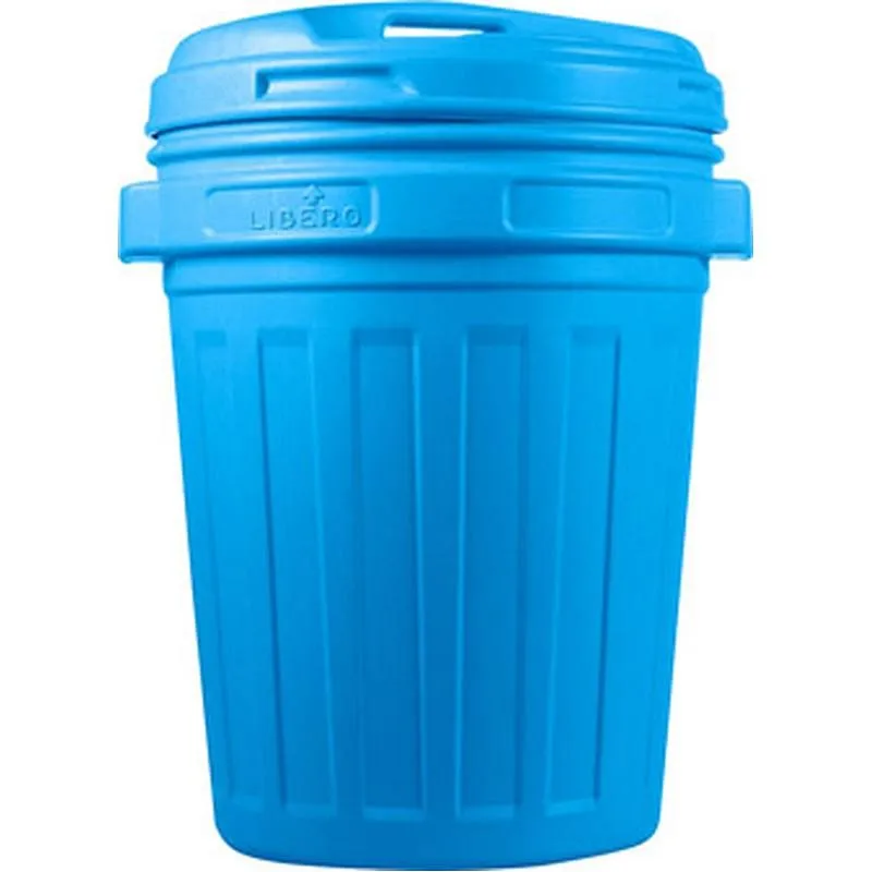 Compra CUBO BASURA CON TAPA ROSCA 70 L - AZUL 725516 al mejor precio