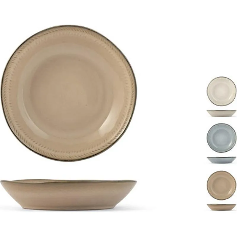 Compra PLATO STONEWARE ANTIBES SURTIDO diametro 20 CM HONDO 9990002 al mejor precio