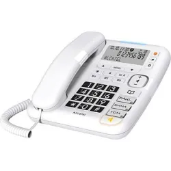Compra TELEFONO CON CABLE TECLAS GRANDES CON DISPLAY BLANCO ALCATEL ATL1424294 al mejor precio
