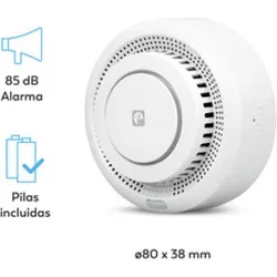 Compra DETECTOR HUMO SMART WIFI APP GARZA SMART COMPATIBLE TUYA GARZA 401345C al mejor precio