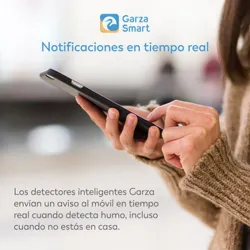 Compra DETECTOR HUMO SMART WIFI APP GARZA SMART COMPATIBLE TUYA GARZA 401345C al mejor precio
