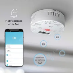 Compra DETECTOR CO SMART WIFI APP GARZA SMART COMPATIBLE TUYA GARZA 401348C al mejor precio