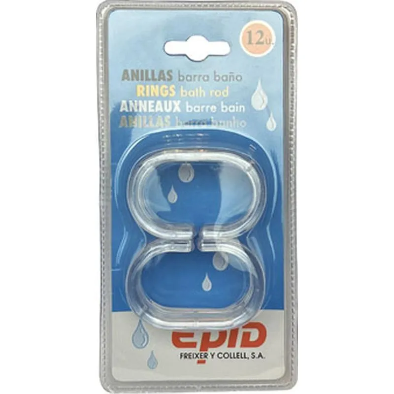 Compra ANILLAS BARRA BAÑO 00 TRANSPARENTE 12 UDS EPID 55600012 al mejor precio