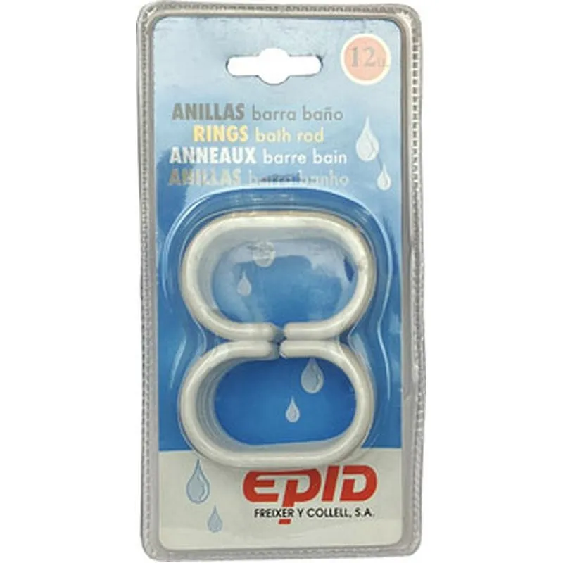 Compra ANILLAS BARRA BAÑO 05 BLANCO 12 UDS EPID 55600512 al mejor precio
