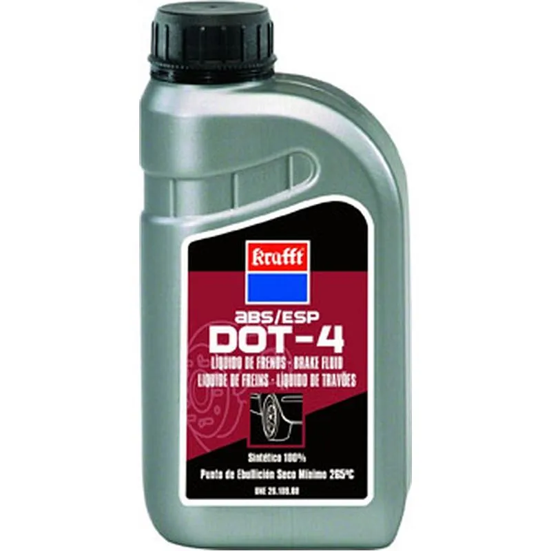 Compra LIQUIDO AUTO FRENOS DOT4 ABS/ESP 500ML KRAFFT 10053 al mejor precio