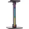 Compra SOPORTE PARA AURICULARES CON BARRA DE LUZ LED RGB DIGITAL RECARGABLE USB MUSIC SYNC DISPLAY 12 PCS XANLITE BISRVBM al mejor precio