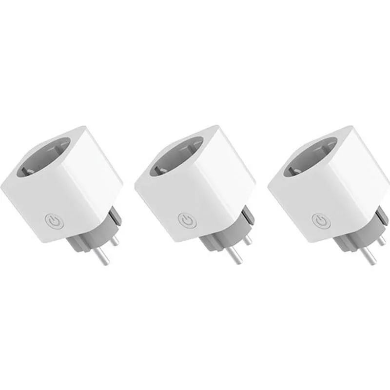 Compra PACK DE 3 ENCHUFES WIFI INTELIGENTES CON MEDIDOR DE CONSUMO ENERGEEKS EG-EW009MC al mejor precio