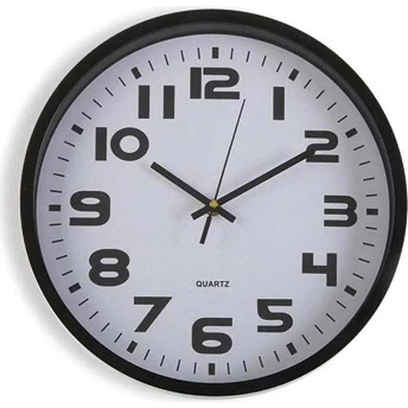 Compra RELOJ PARED REDONDO diametro 30,5 CM NEGRO VERSA 19520161 al mejor precio