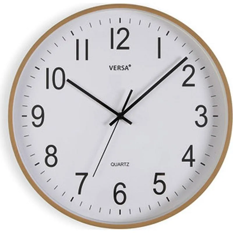 Compra RELOJ PARED REDONDO diametro 40 CM MADERA CLARA VERSA 22630004 al mejor precio