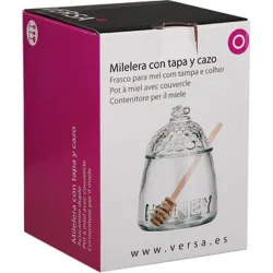Compra MIELERA CON TAPA Y CAZO 0,59 L VERSA 21250009 al mejor precio