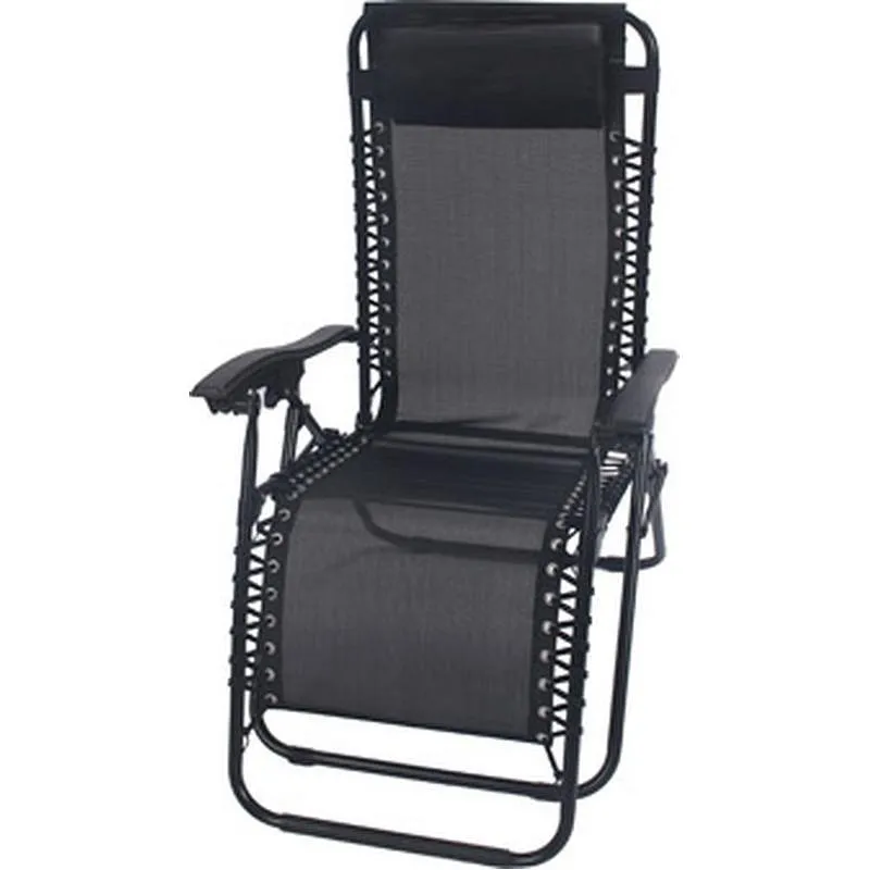 Compra TUMBONA PLEGABLE RELAX CON COJIN ZERO GRAVITY NEGRO IMPORT VC-001/NEGRO al mejor precio