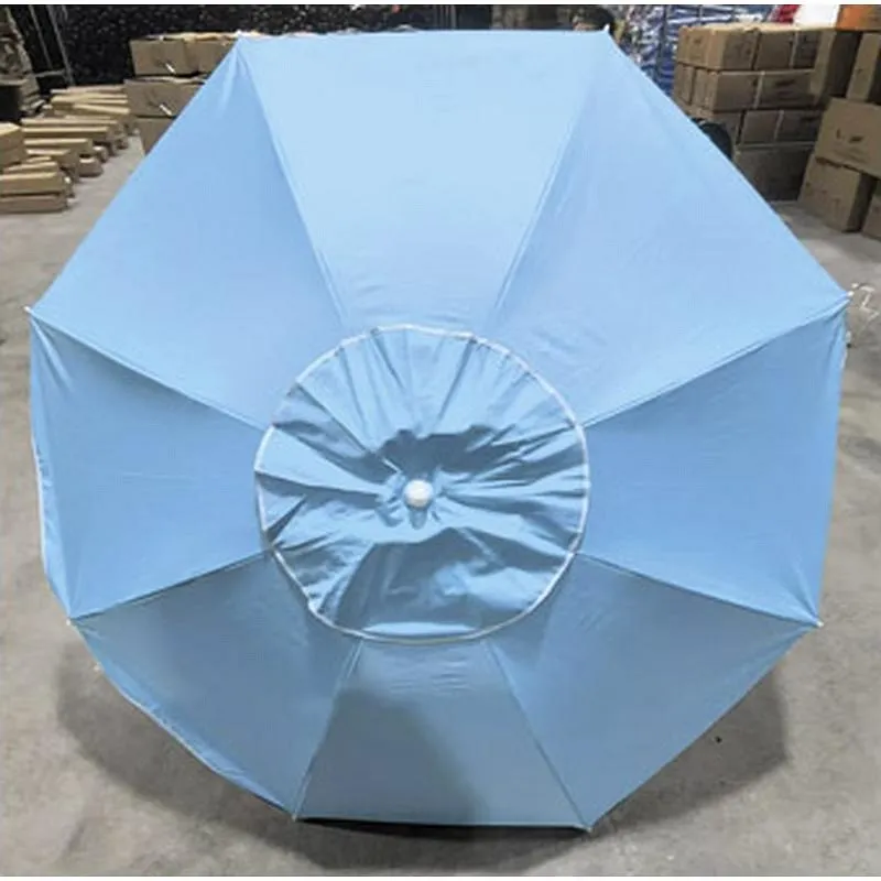 Compra PARASOL PLAYA ALUMINIO diametro180 CM UPF 50+ AZUL IMPORT 1 al mejor precio