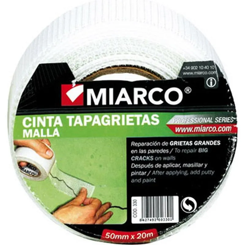 Compra CINTA DE REPARACION CUBREGRIETAS MALLA 50 MM X 20 M MIARCO 330 al mejor precio