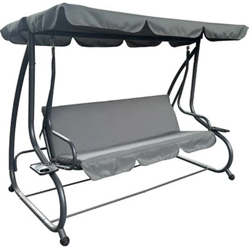 Compra BALANCIN CAMA RELAX 3 PLAZAS GRIS ANTRACITA IMPORT YLX-4029B al mejor precio