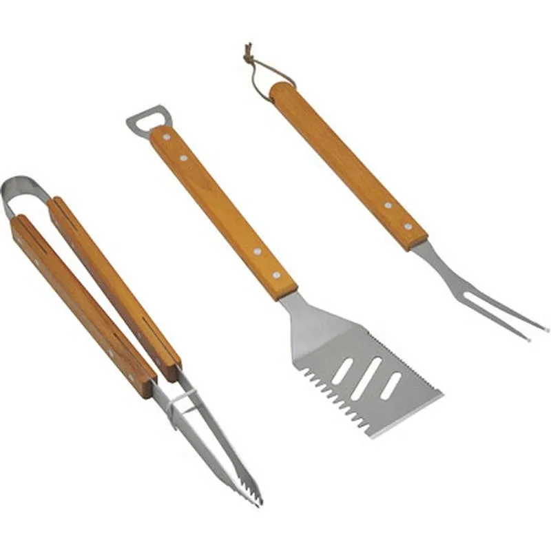 Compra ACCESORIOS BARBACOA 3 PIEZAS NATUUR KY49047A al mejor precio