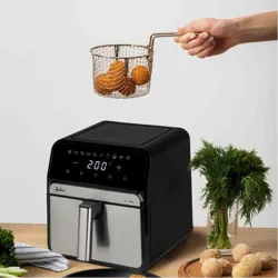 Compra FREIDORA DE AIRE SIN ACEITE CON DOBLE RESISTENCIA 8 L JATA JEFR1242 al mejor precio