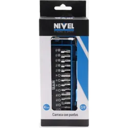 Compra CARRACA CON PUNTAS 41 PIEZAS NIVEL RS-41 al mejor precio