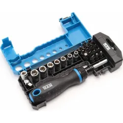 Compra DESTORNILLADOR CARRACA 25 PIEZAS NIVEL YF-40498 al mejor precio