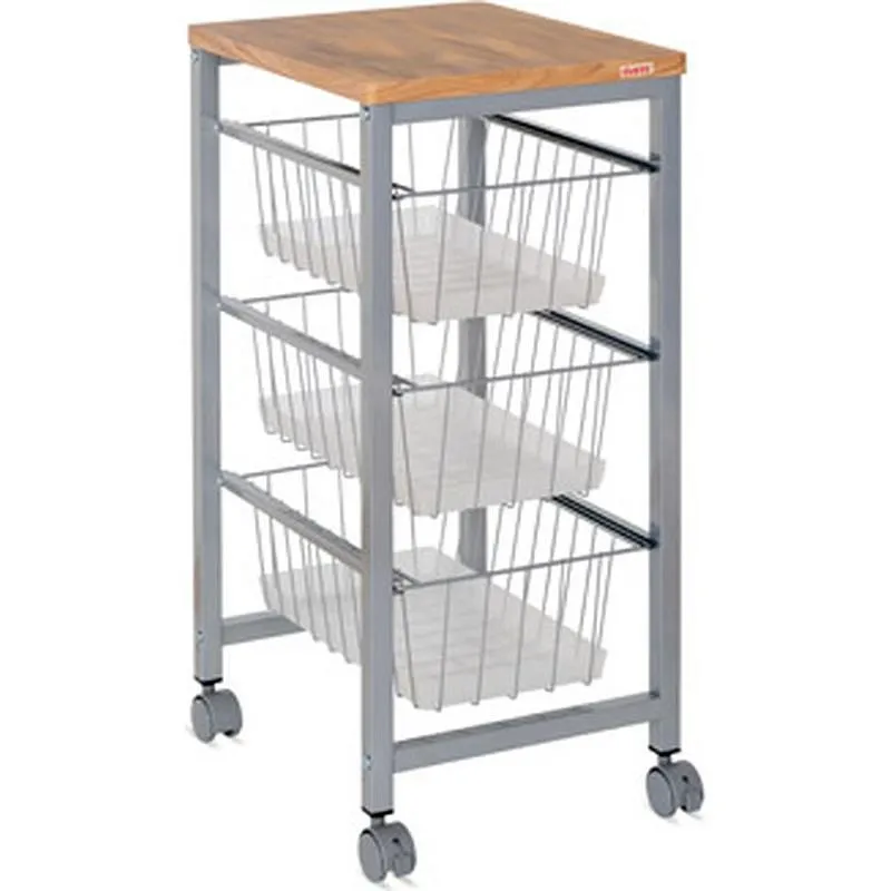 Compra VERDULERO 3 CESTAS SOBRE MADERA GRIS PLAY 998230 095 al mejor precio