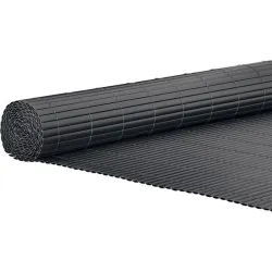 Compra CAÑIZO PVC DOBLE CARA 14 MM 1 X 3 M ANTRACITA NATUUR 23004111 al mejor precio