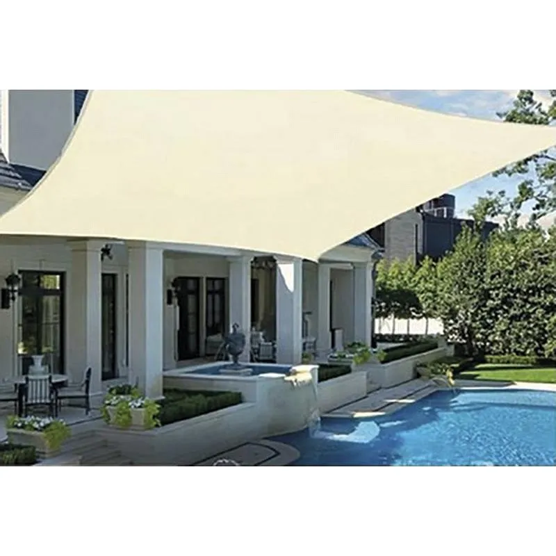 Compra TOLDO VELA SOMBREO CUADRADO IMPERMEABLE POLIESTER 3 X 3 M CREMA NATUUR PSSDSL3 CREMA al mejor precio