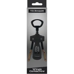 Compra SACACORCHOS DE ALAS NEGRO/MADERA VIN BOUQUET FID 1304 al mejor precio