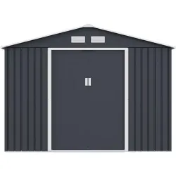 Compra CASETA METALICA 5,4 M² 277 X 195 X 203 CM GRIS NATUUR ARCHER C GRIS al mejor precio