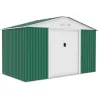 Compra CASETA METALICA 7,74 M² 321 X 241 X 205 CM VERDE NATUUR S1001F VERDE al mejor precio