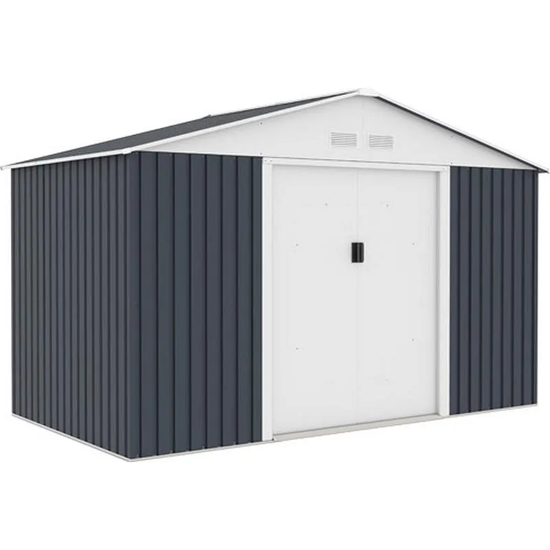 Compra CASETA METALICA 7,74 M² 321 X 241 X 205 CM GRIS NATUUR S1001F GRIS al mejor precio