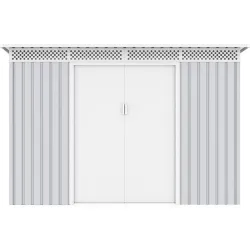 Compra CASETA METALICA 3,96 M² 279 X 142 X 184 CM PLATA NATUUR BELLA B al mejor precio