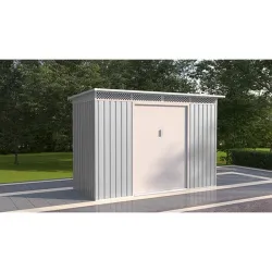 Compra CASETA METALICA 3,96 M² 279 X 142 X 184 CM PLATA NATUUR BELLA B al mejor precio