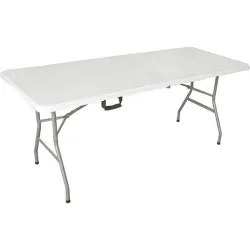 Compra MESA MULTIUSO COLECTIVIDAD PLEGABLE 180 X 74 H X 74 CM BOX PLUS DS-CZ180A al mejor precio