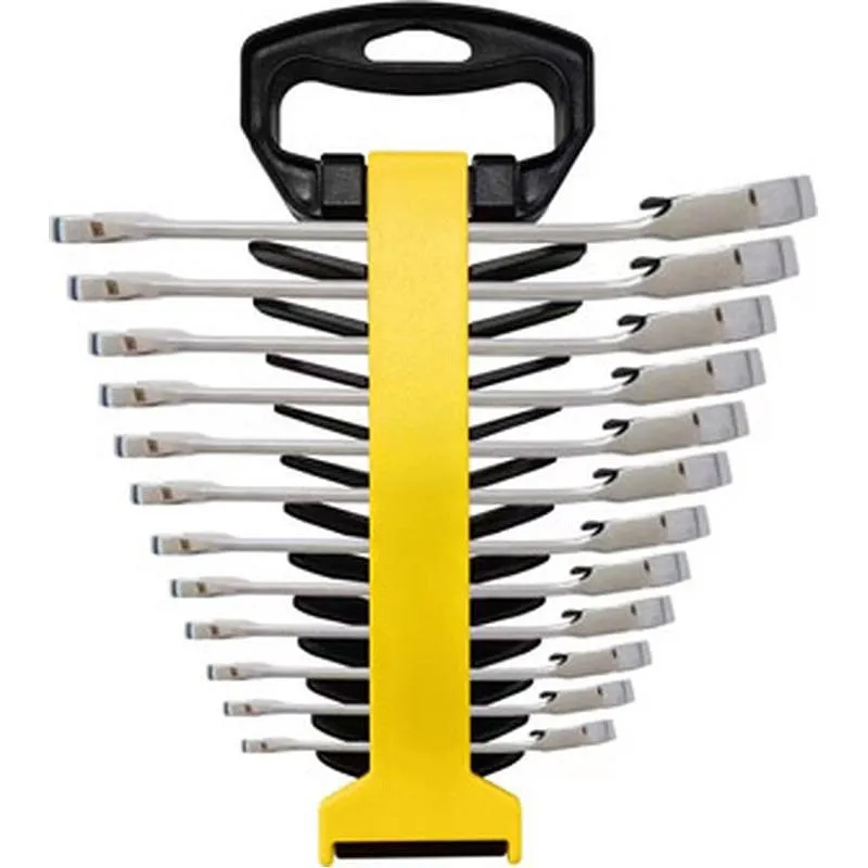 Compra LLAVE COMBINADA CON CARRACA REVERSIBLE SET 12 UDS DE 8 A 19 MM, CROMO VANADIO IRONSIDE 103470 al mejor precio