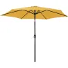 Compra PARASOL ALUMINIO INCLINABLE MOSTAZA 3 M TUBO 48 MM CON MANIVELA IMPORT 500500 al mejor precio