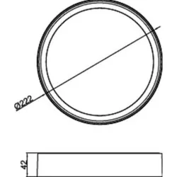 Compra DOWNLIGHT LED SUPERFICIE REDONDO BLANCO diametro20CM 23,5W 1820LM 4000K PHILIPS 929003283501 al mejor precio