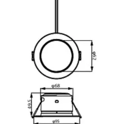 Compra DOWNLIGHT ULTRA EFICIENTE EMPOTRAR REDONDO BLANCO DIAMOND CUT diametro7,5CM 2W 360LM 4000K PHILIPS 929004113131 al mejor precio