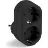 Compra ADAPTADOR FRONTAL 2 TOMAS NEGRO 16A 250V FAMATEL 1332-N al mejor precio