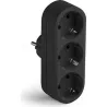 Compra ADAPTADOR FRONTAL 3 TOMAS NEGRO 16A 250V FAMATEL 1333-N al mejor precio