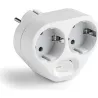 Compra ADAPTADOR FRONTAL 2 TOMAS C0N INTERRUPTOR BLANCO 16A 250V FAMATEL 1342 al mejor precio