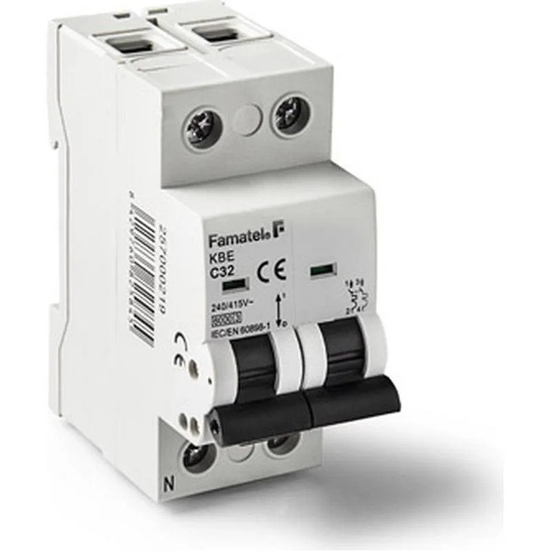 Compra MAGNETOTERMICO 2 POLOS BIPOLAR 32A FAMATEL 257000033 al mejor precio