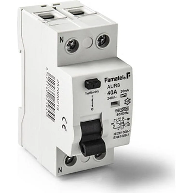 Compra DIFERENCIAL ELECTRICO 2 POLOS 25A 30MA FAMATEL 257000044 al mejor precio