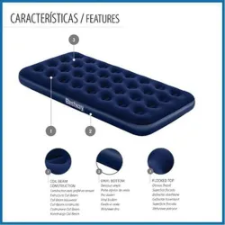 Compra COLCHON CAMA INDIVIDUAL HINCHABLE 188X99X22 CM BESTWAY 67001 al mejor precio