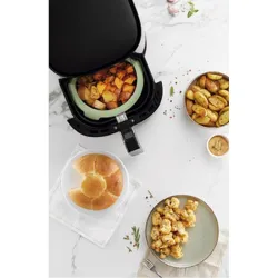 Compra MOLDE REDONDO SILICONA FREIDORA AIRE diametro 15CM VERDE LEKUE 884108 al mejor precio