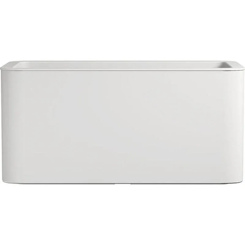 Compra JARDINERA RECTANGULAR JIVE 40 X 80 CM BLANCA FLORUS 1004992 al mejor precio