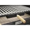 BARBACOA CARBON-LEÑA RECTANGULAR CON REFRECTARIO H101 X 125 X 58 CM IMEX EL ZORRO 71495