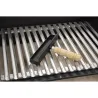 BARBACOA CARBON-LEÑA RECTANGULAR CON REFRECTARIO H101 X 125 X 58 CM IMEX EL ZORRO 71495