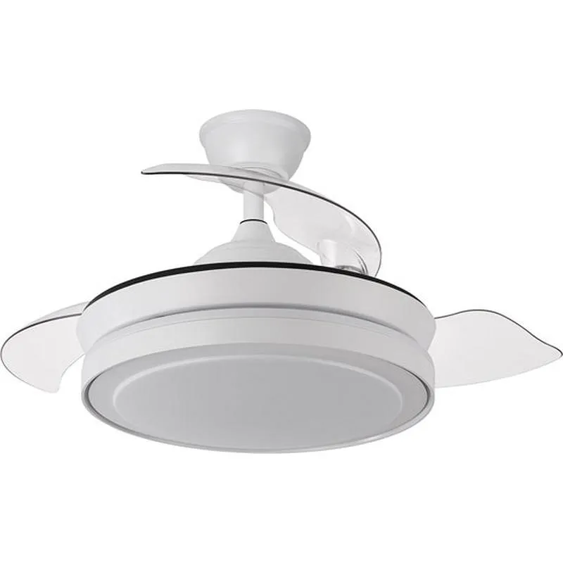 Compra VENTILADOR DE TECHO PALAS RETRACTIL MINI BLANCO PLAFON diametro40CM 35W SONEDAS 1371.2 al mejor precio