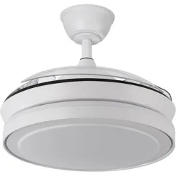 Compra VENTILADOR DE TECHO PALAS RETRACTIL MINI BLANCO PLAFON diametro40CM 35W SONEDAS 1371.2 al mejor precio
