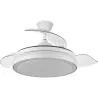 Compra VENTILADOR DE TECHO PALAS RETRACTIL BLANCO PLAFON diametro 50 CM, 35 W SONEDAS 1371.1 al mejor precio
